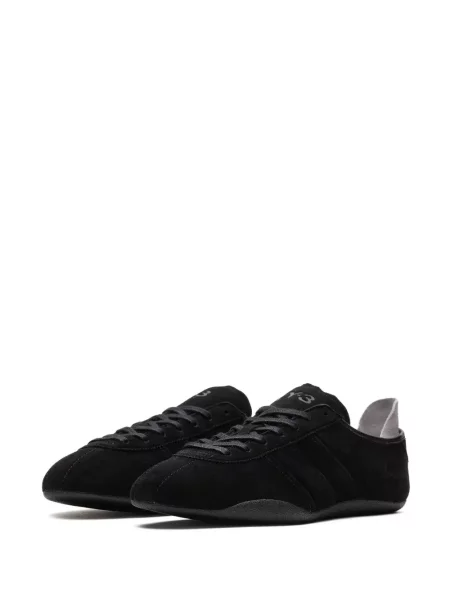 Tricou polo Adidas cu dungi alergare cu autograf negru