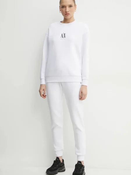 Кофта Armani Exchange з аплікацією білий