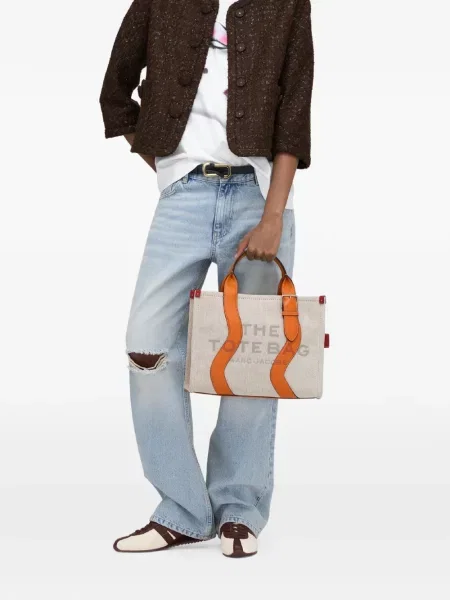 Geantă Marc Jacobs din canvas