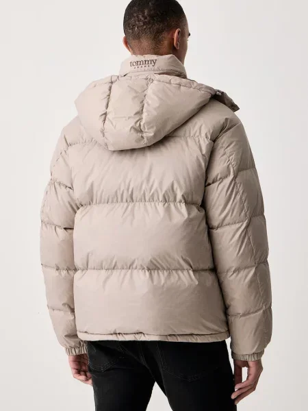 Tommy Jeans kurtka puchowa beżowa
