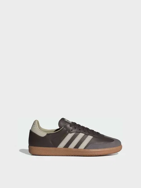 Шкіряні Кеди низькі adidas Samba коричневий