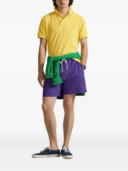 Кожени чорапи Polo Ralph Lauren с отворена пета с пейсли десен бяло