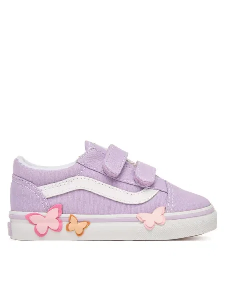 Πάνινα παπούτσια Vans Old Skool V Butterfly μωβ
