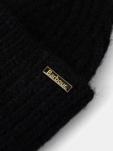 Шапка Barbour Meryl Beanie чорний