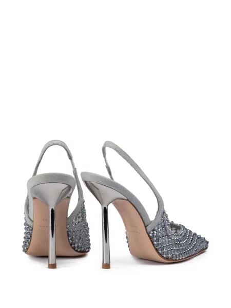 Pantofi cu toc Le Silla slingback gri