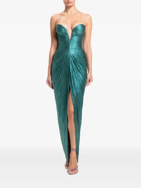 Rochie Maria Lucia Hohan fără bretele verde