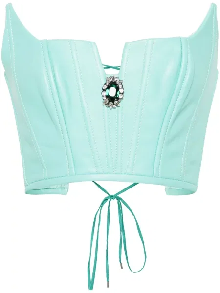Топ Mitiliane Couture синьо