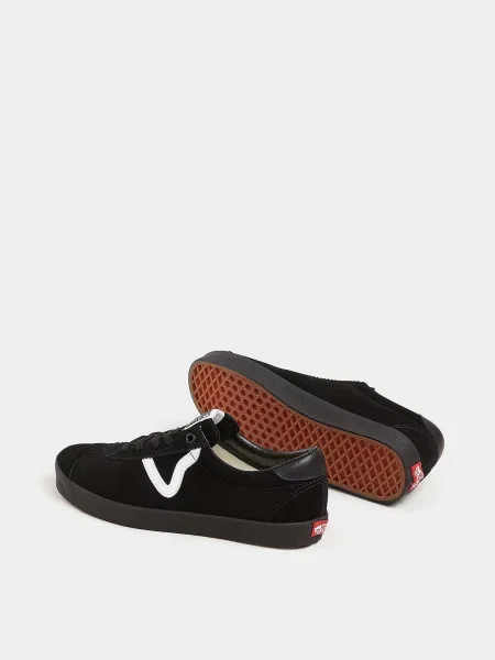 Замшевые кеды Vans черные