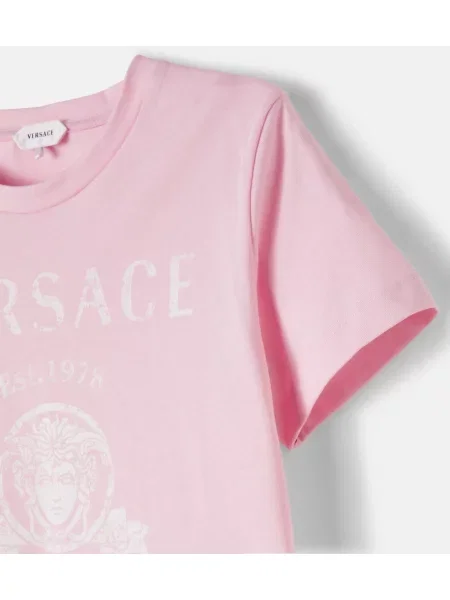 Marškinėliai Versace rožinė