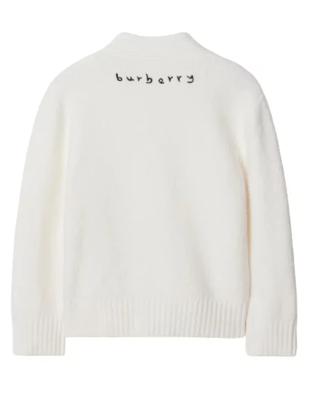 Dětské kardigan Burberry bílý