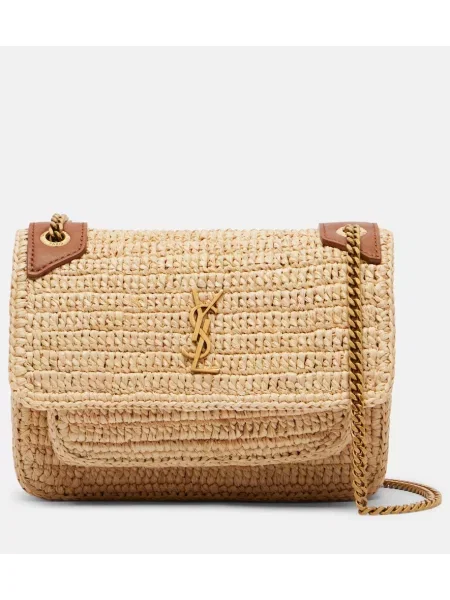 Geantă Saint Laurent bej