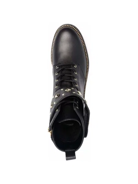 Michael Kors De piele botine HASKELL CUFF negru
