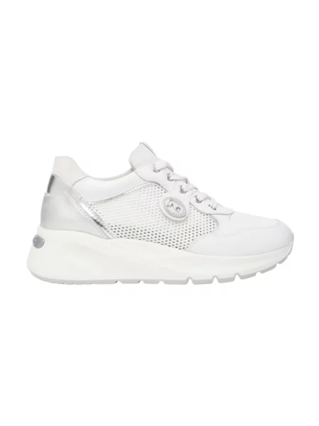 Sneakersy Nerogiardini skórzane białe