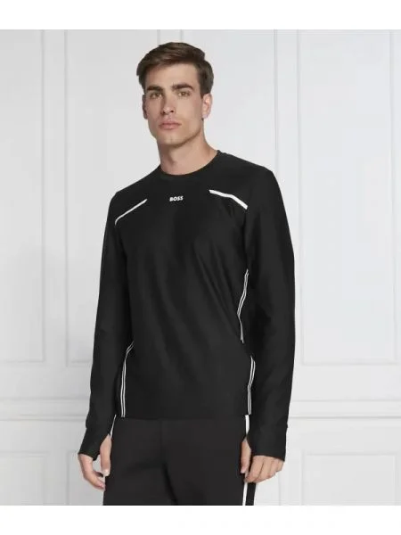 BOSS GREEN Hanorac Salbo Gym negru