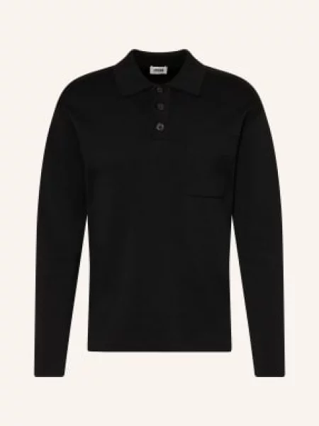 Drykorn Dzianinowa Koszulka Polo Eliaso schwarz czarne