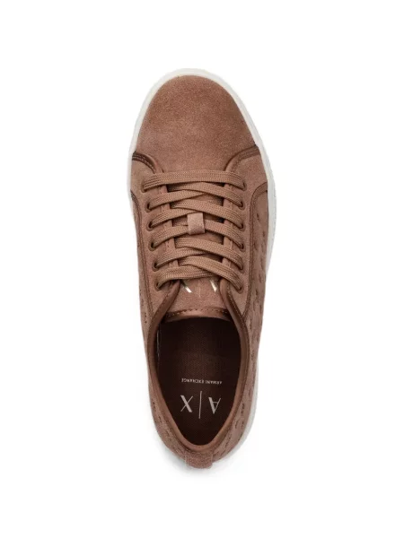 Sneakerși Armani Exchange maro