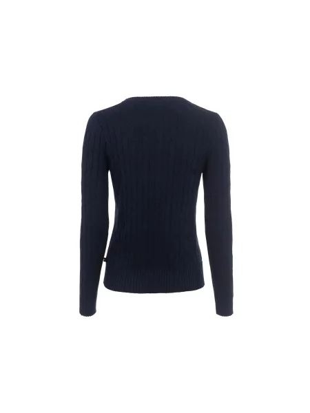 Sweter z okrągłym dekoltem Cavallo Bobbi czarny