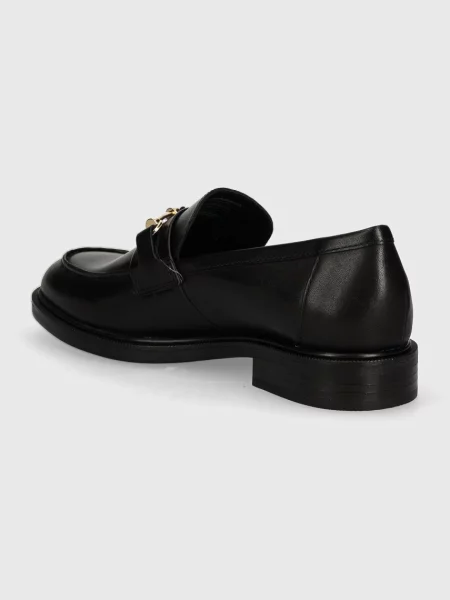 Bőr lapos talpú félcipő Vagabond Shoemakers fekete