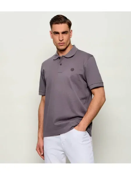 Tricou polo Boss Black negru