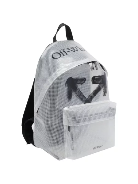 Rucsac Off-white cu autograf alb