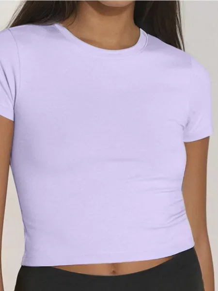 Кроп топ фіолетовий