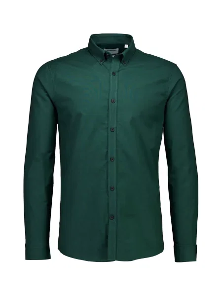 Lindbergh Cămașă Superflex pin verde