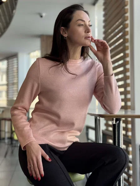 Джемпер CAT ORANGE бавовна/вовна рожевий