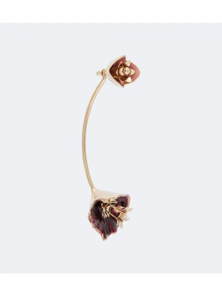 Cercei Rabanne cu model floral