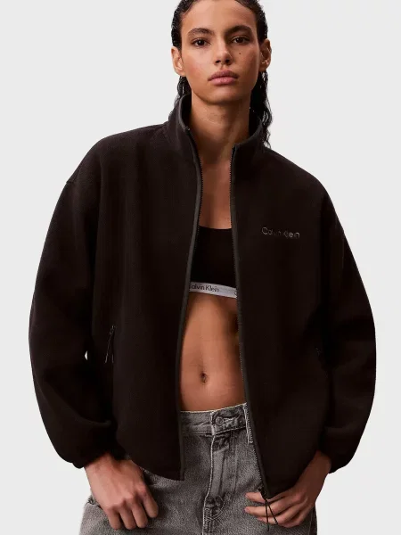 Спортивна кофта Calvin Klein Jeans чорна