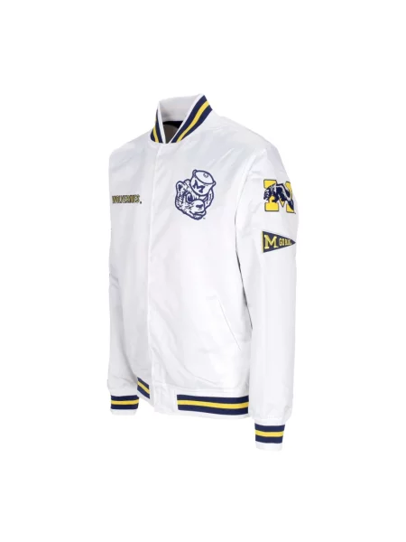 Kurtka bomber Mitchell & Ness biały