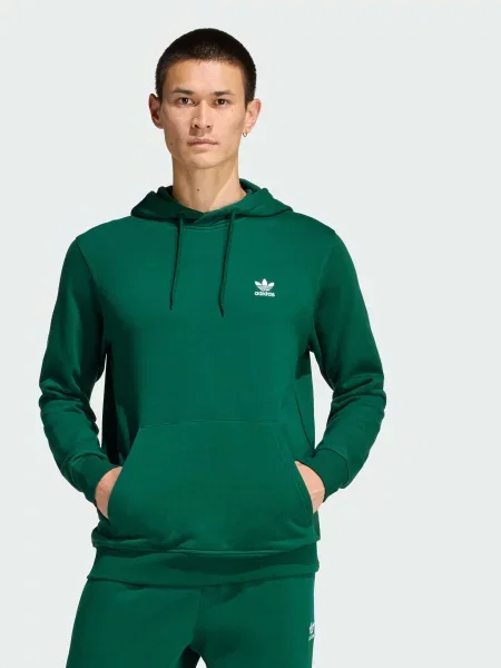 Худі adidas Adidas Essentials комбінований верх зелений