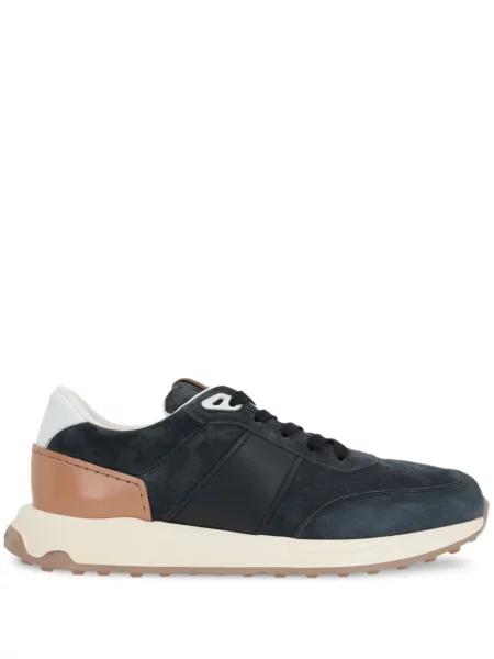 Sneakerși Tod's din piele de căprioară albastru