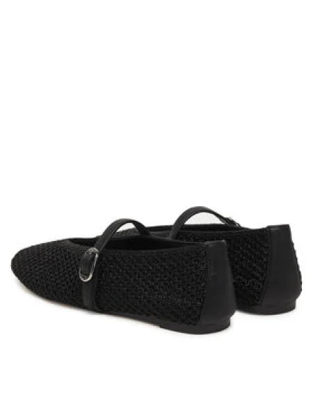 STEVE MADDEN Baleríny s ramienkom Gayla' čierna