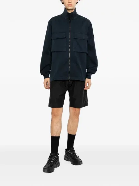 Geacă Stone Island cu strasuri albastru