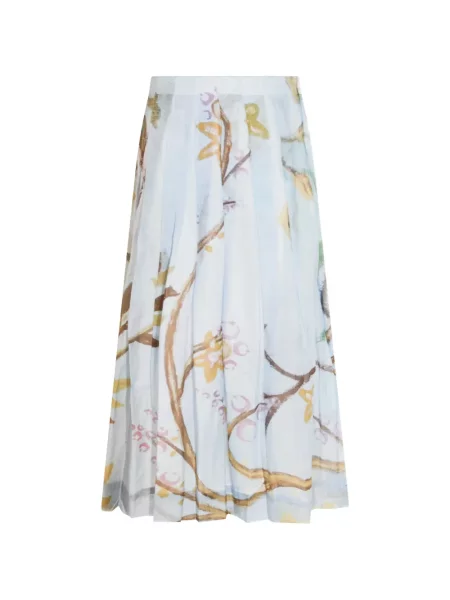 Fustă Talking Walls cu model floral cu imagine albastru