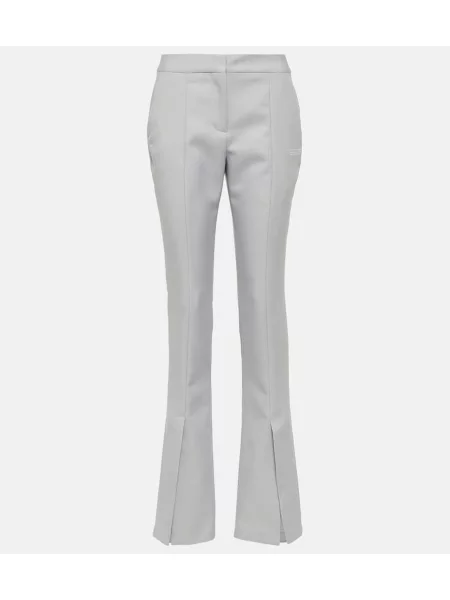 Pantaloni Off-white alb
