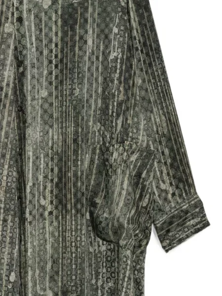 Rochie Ziggy Chen cu imagine cu imprimeu abstract verde
