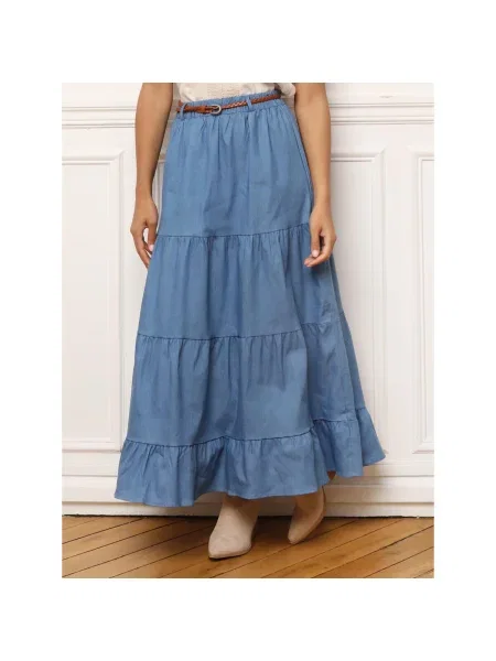 Fustă La Modeuse albastru