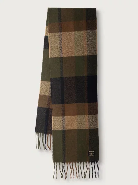 Sál és sapka szett Barbour zöld