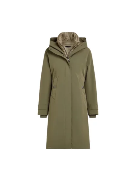 Długa parka Creenstone zielona