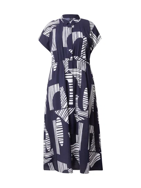 Vero Moda Curve Dolga srajca VMCJosie marine bela