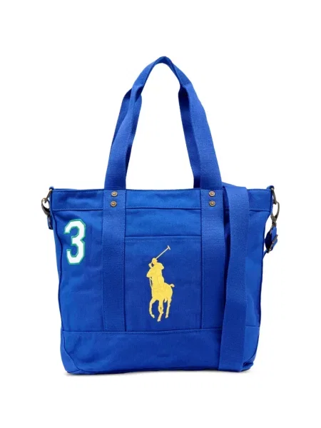 Shopper kabelka Polo Ralph Lauren modrá