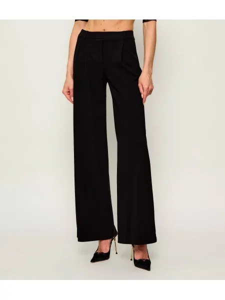 Patrizia Pepe Pantaloni | Relaxed fit negru