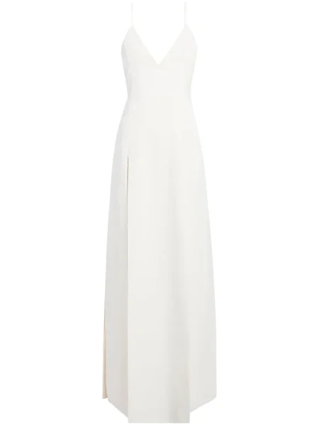 Maksi sukienka maxi Khaite garniturowa biała
