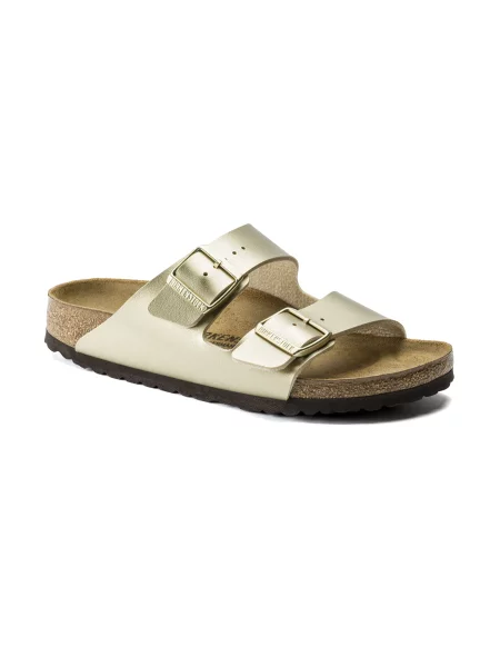 Klapki BIRKENSTOCK Arizona BF Narrow gold żółte