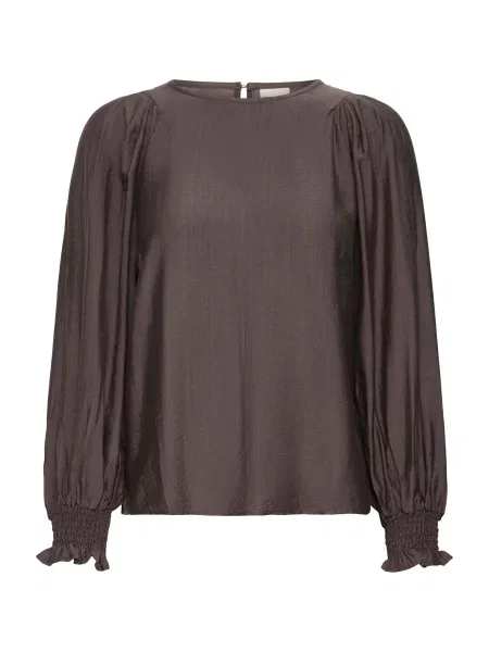 ICHI Bluză IHWILMA închis maro
