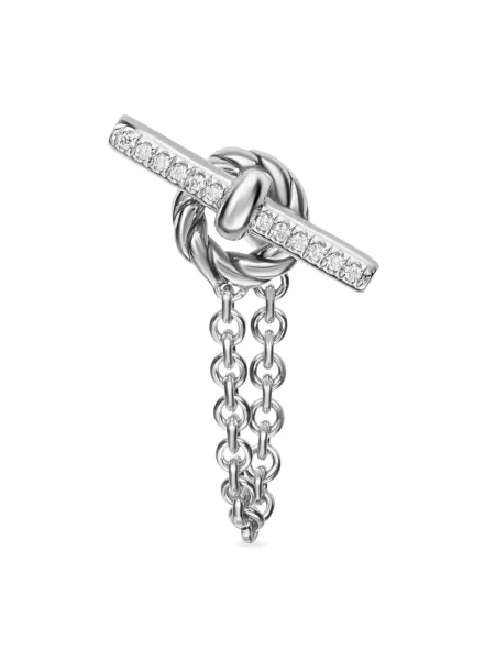 Cercei David Yurman argintiu