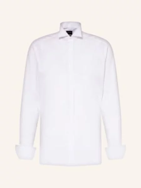Olymp Koszula Luxor Modern Fit Z Wywijanym Mankietem weiss biała