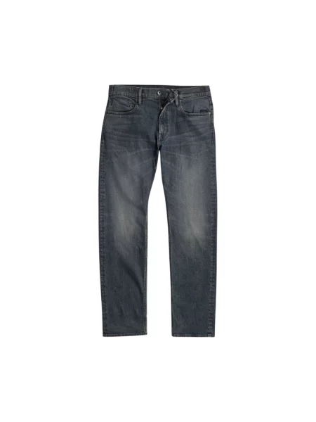G-Star Raw Jeansy Mosa Szary Straight Fit niebieskie