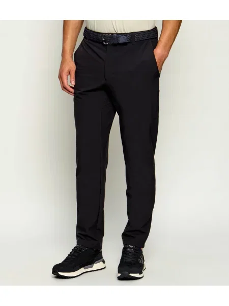 BOSS GREEN Pantaloni chino TR_Commuter | Tapered fit negru